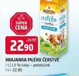 Terno Krajanka mléko čerstvé 1l nabídka