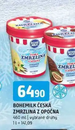 Terno Bohemilk česká zmrzlina z opočna 460 ml vybrané druhy nabídka