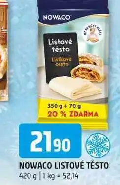 Terno NOWACO LISTOVÉ TĚSTO 420 g nabídka