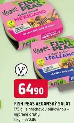 Terno Fish peas veganský salát 175 g s hrachovou bílkovinou vybrané druhy nabídka
