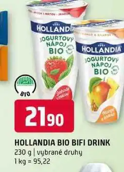 Terno Hollandia Bio BiFi drink 230g nabídka