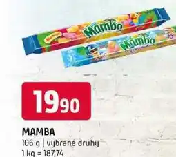 Terno Mamba 106 g vybrané druhy nabídka