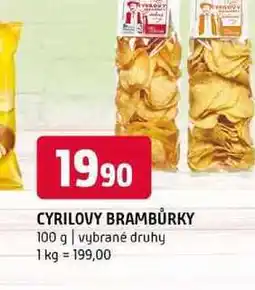 Terno CYRILOVY BRAMBŮRKY 100 g vybrané druhy nabídka