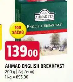 Terno Ahmad Tea čaj 200g, vybrané druhy nabídka