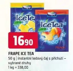 Terno FRAPE ICE TEA PEACH 50 g instantní ledový čaj s příchutí vybrané druhy nabídka