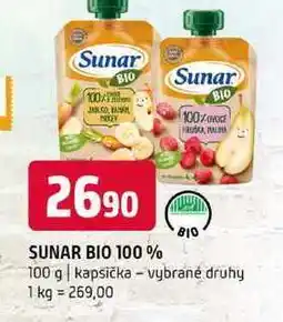 Terno SUNAR BIO 100% 100 g kapsička vybrané druhy nabídka