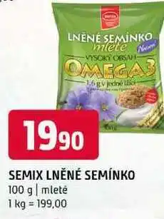 Terno SEMIX LNĚNÉ SEMÍNKO 100 g mleté nabídka