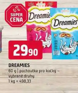 Terno DREAMIES 60 g pochoutka pro kočky vybrané druhy nabídka