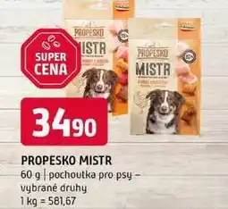Terno PROPESKO MISTR 60 g pochoutka pro psy vybrané druhy nabídka