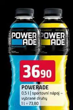 Terno POWERADE 0,5l sportovní nápoj vybrané druhy nabídka