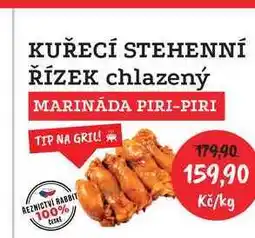 RABBIT řeznictví KUŘECÍ STEHENNÍ ŘÍZEK chlazený MARINĀDA PIRI-PIRI TIP NA GRIL! 1kg nabídka