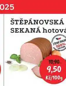RABBIT řeznictví ŠTĚPÁNOVSKÁ SEKANÁ hotová 100g nabídka