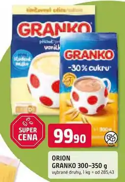 Trefa ORION GRANKO Instantní kakaový nápoj 350g nabídka