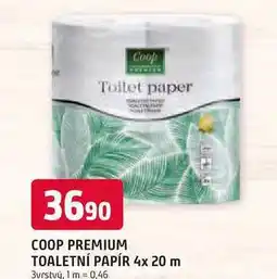 Trefa COOP PREMIUM TOALETNÍ PAPÍR 4x 20 m 3vrstvý nabídka