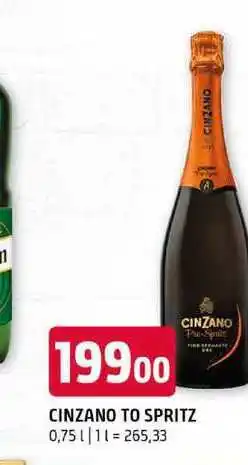 Terno CINZANO TO SPRITZ 0,75l nabídka