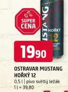 Terno OSTRAVAR MUSTANG HOŘKÝ 12 0,5l pivo světlý ležák nabídka