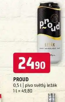 Terno Proud světlý ležák 0,5 l nabídka