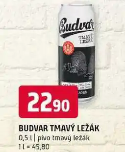 Terno Budweiser Budvar B:Dark Tmavý ležák 0,5l nabídka