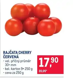 Makro Rajčata cherry červená nabídka