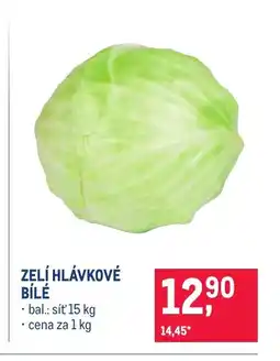 Makro Zelí hlávkové bílé nabídka