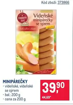 Makro Minipárečky nabídka