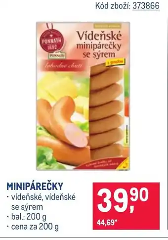 Makro Minipárečky nabídka