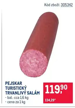 Makro Pejskar turistický trvanlivý salám nabídka
