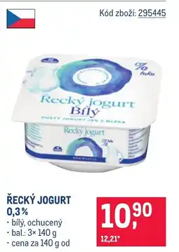 Makro Řecký jogurt 0.3% nabídka