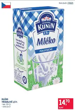 Makro Mléko trvanlivé 1,5% nabídka