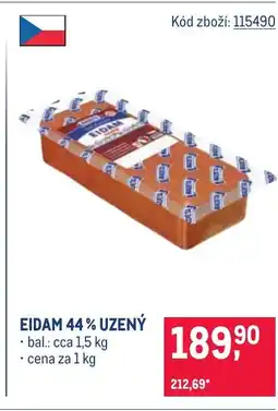 Makro Madeta Eidam 44% uzený nabídka