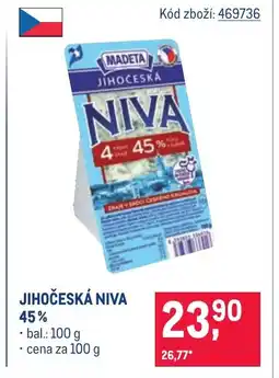 Makro MADETA Jihočeská niva 45% nabídka