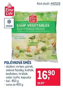 Makro Fine Life Polévková směs nabídka
