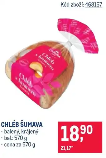 Makro Chléb šumava nabídka