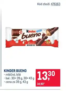 Makro Kinder bueno nabídka