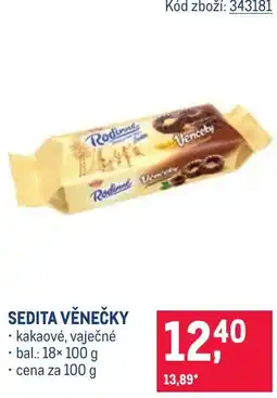 Makro Sedita věnečky nabídka