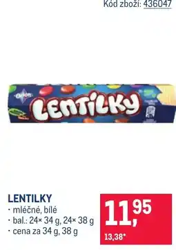 Makro Lentilky nabídka