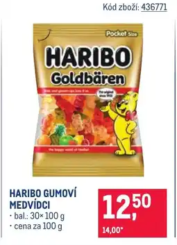 Makro Haribo gumoví medvídci nabídka