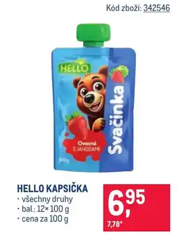 Makro Hello kapsička nabídka