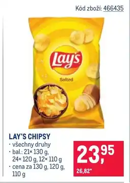 Makro Lay's chipsy nabídka