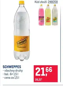 Makro SCHWEPPES nabídka