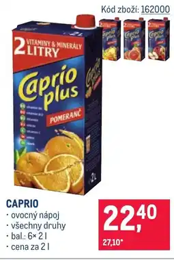 Makro CAPRIO nabídka
