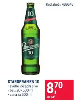 Makro STAROPRAMEN 10 nabídka