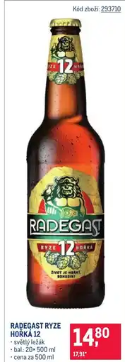 Makro RADEGAST RYZE HOŘKÁ 12 nabídka