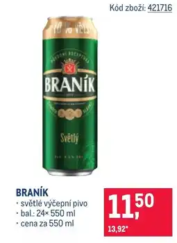 Makro BRANÍK nabídka