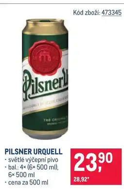 Makro PILSNER URQUELL nabídka