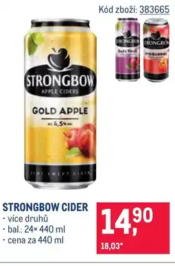 Makro STRONGBOW Cider nabídka