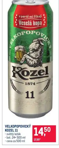 Makro VELKOPOPOVICKÝ KOZEL 11 nabídka