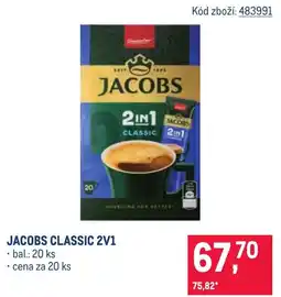 Makro JACOBS Classic 2V1 nabídka