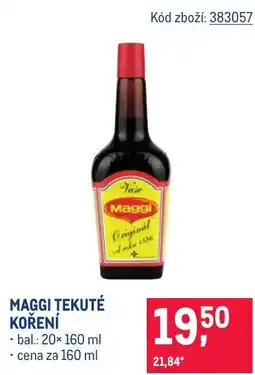 Makro Maggi tekuté koření nabídka
