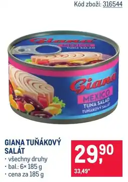 Makro Giana tuňákový salát nabídka